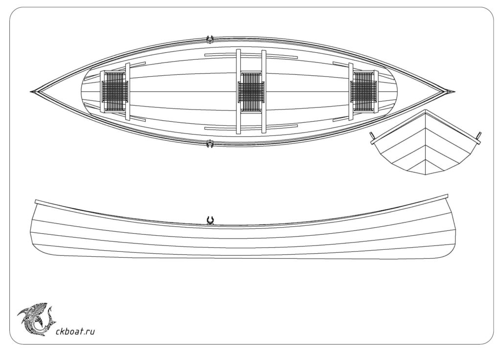 складная секционная лодка для пикапа - Проекты и чертежи - Кают-Компания 