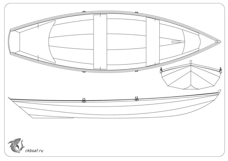 Постройка легкой, надежной и непотопляемой фанерной лодки под мотор 9.