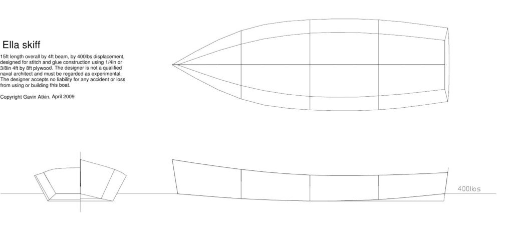 проект лодки из фанеры
