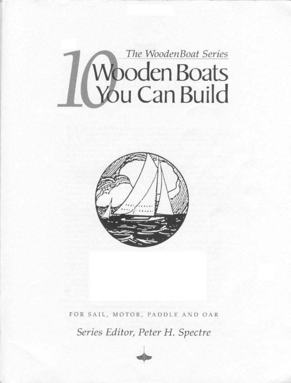 проекты деревянных лодок