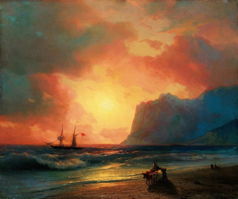 лодки и море на картинах Айвазовского