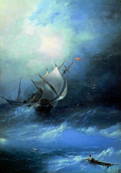 Буря на Ледовитом океане, 1864г