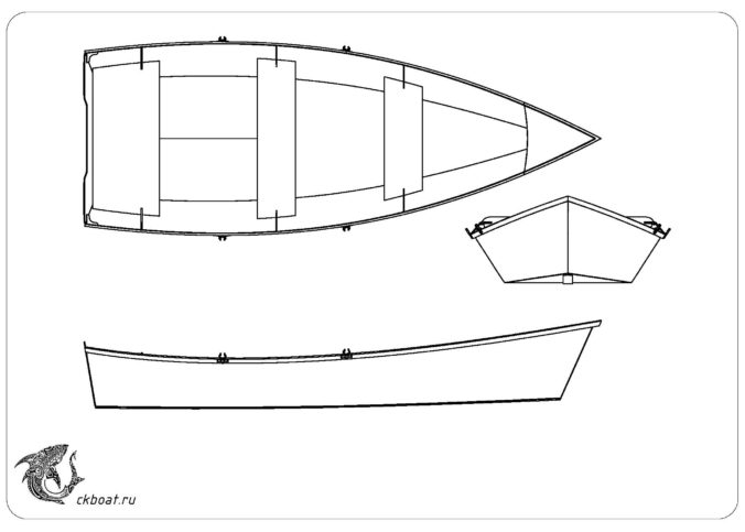 Фанерная моторная лодка Аргази 4
