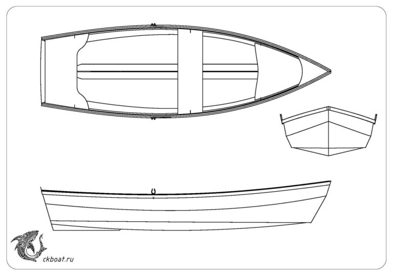 Лодка из фанеры Щука 3.5