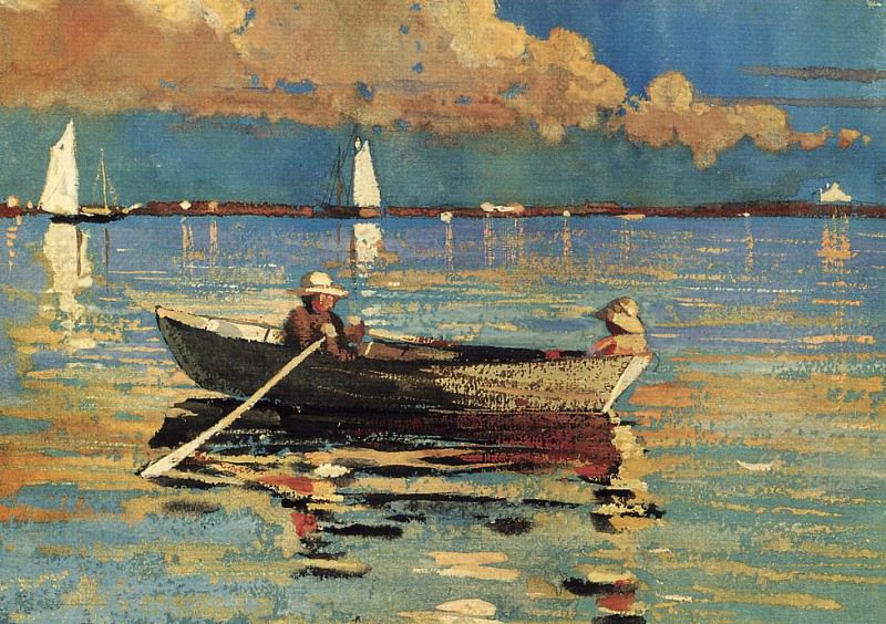 Лодки на картинах известных художников