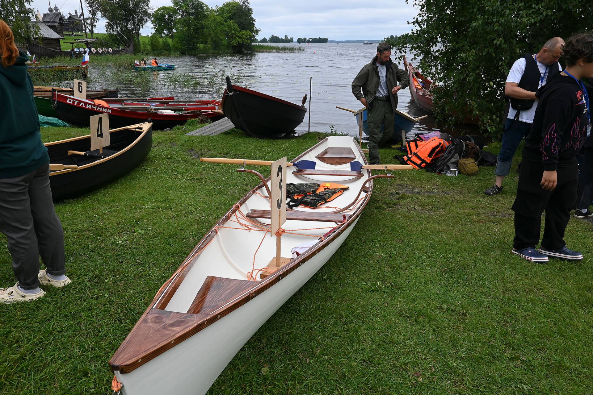 Лодка Annapolis Wherry на Кижской регате